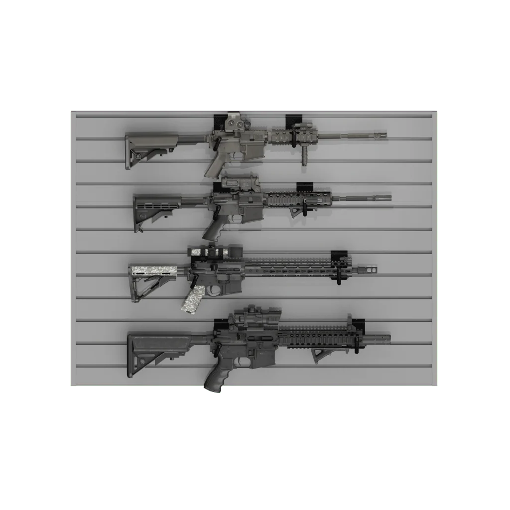 Hold Up Displays Four Rifle Wall Display HD101