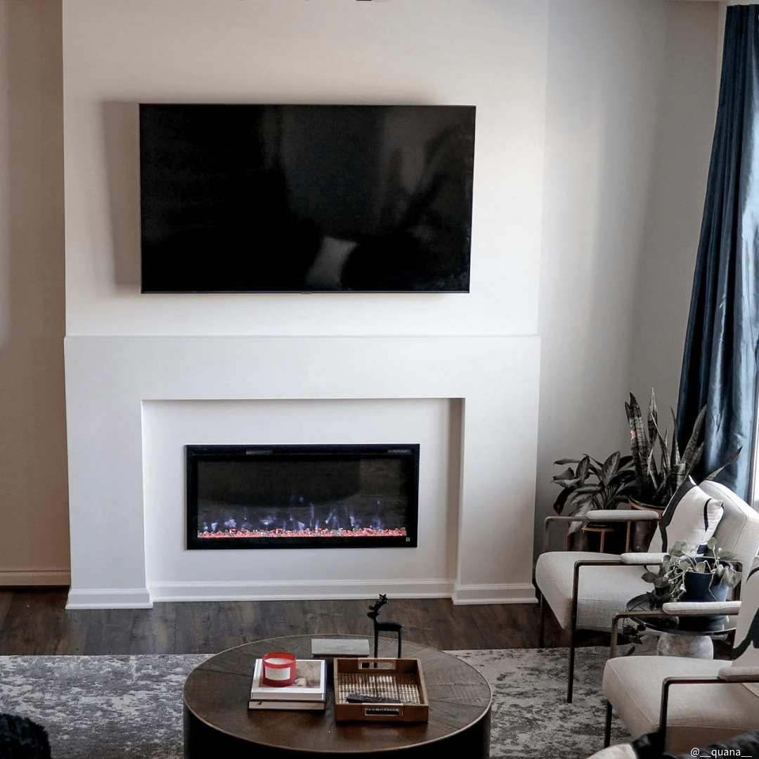 Sideline Elite 42 Inch Recessed Smart Electric Fireplace 80042