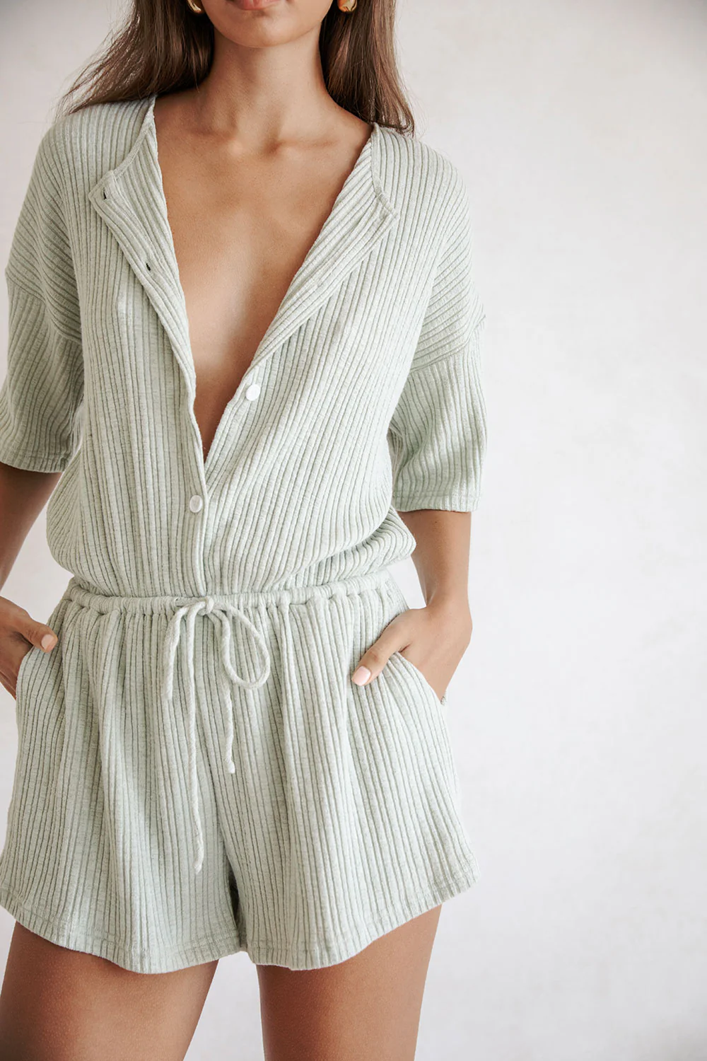 SAMPLE-Juniper Playsuit - Sage