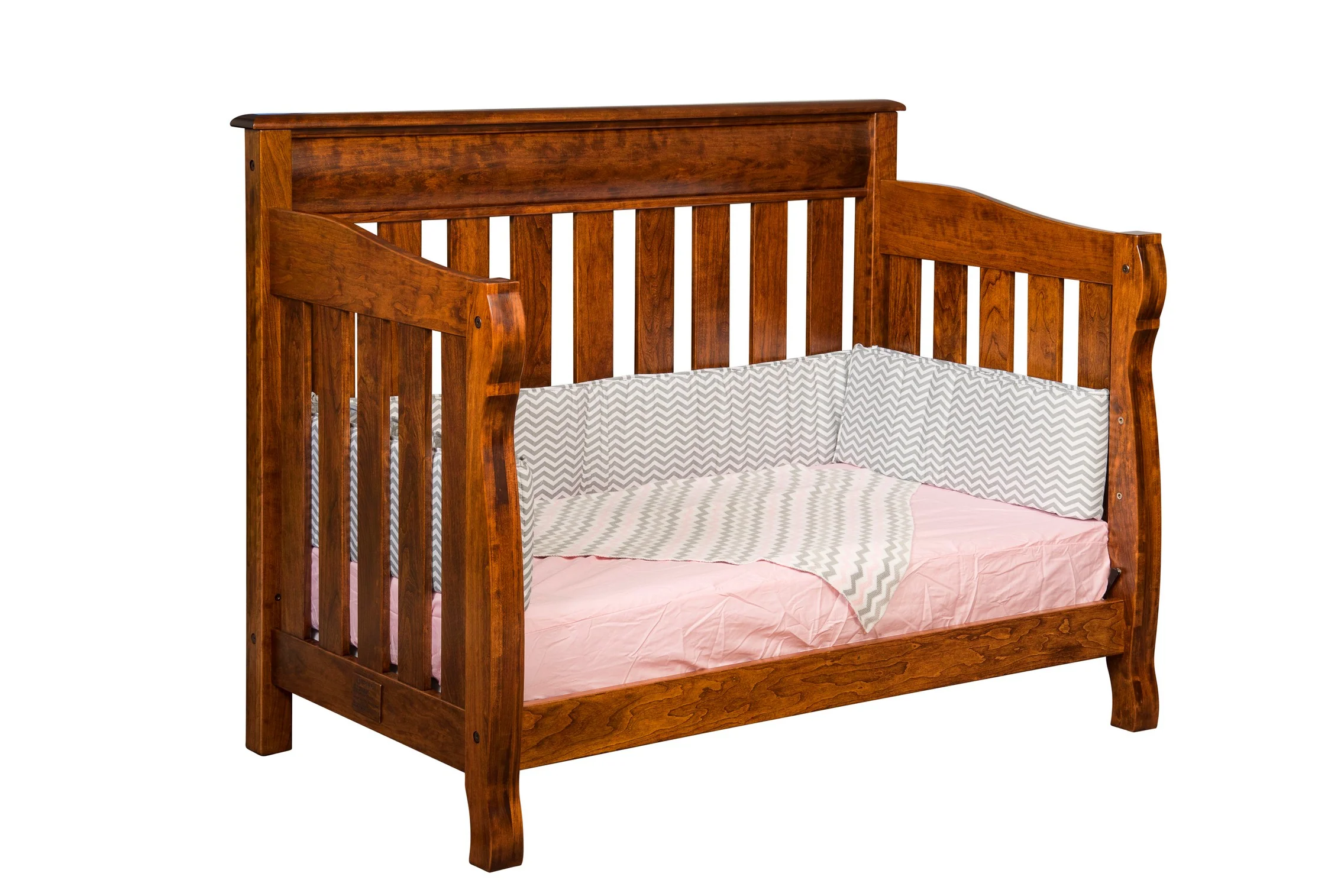 Amish Castlebury Baby Crib