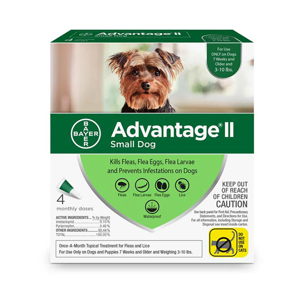 Advantage® II Flea Treatment for Small Dog 4 Dose
