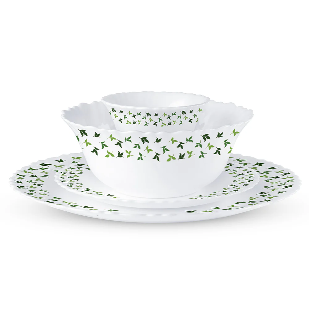 Larah by Borosil Sage 47 pc Dinner Set