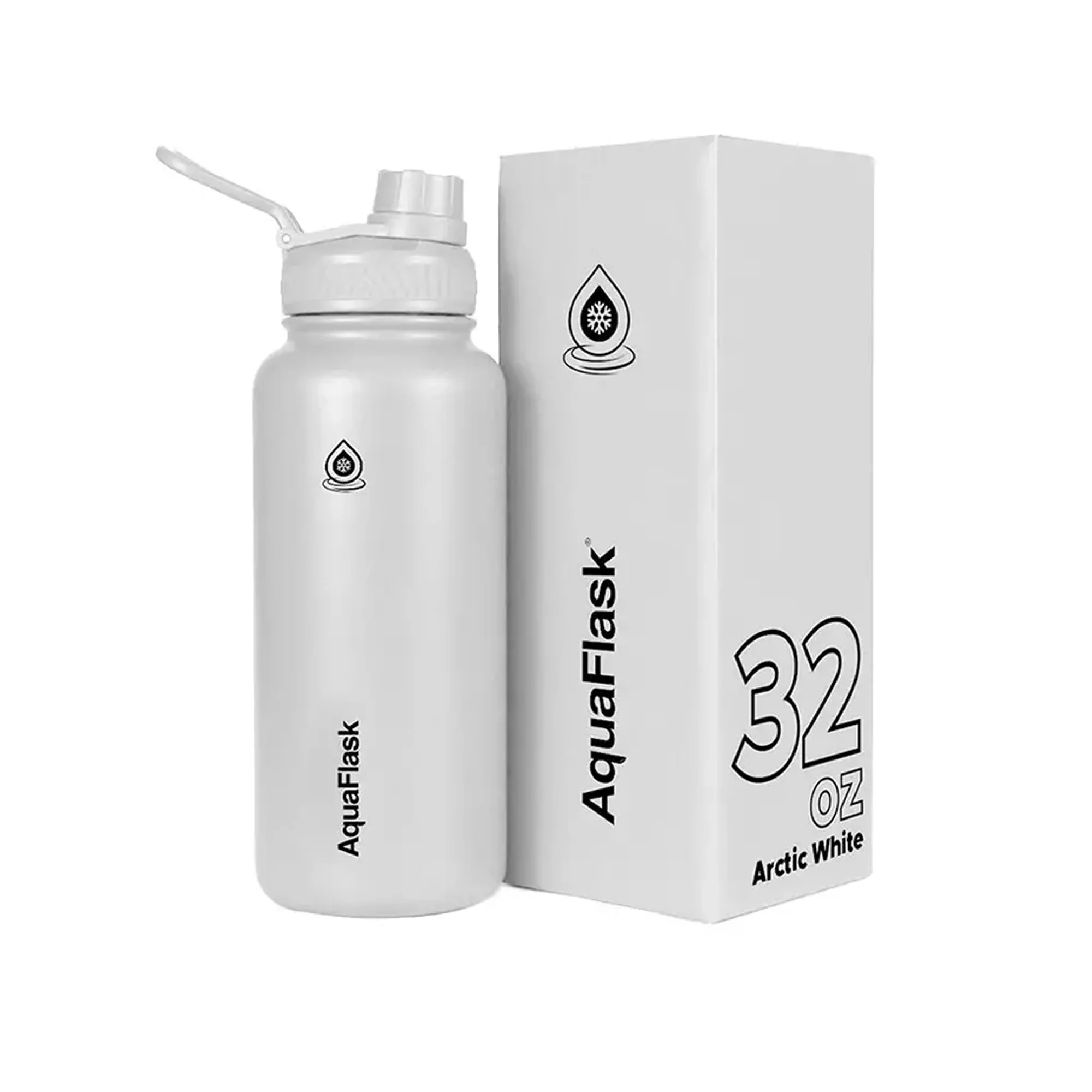 Aquaflask 950ml Flask Arctic White