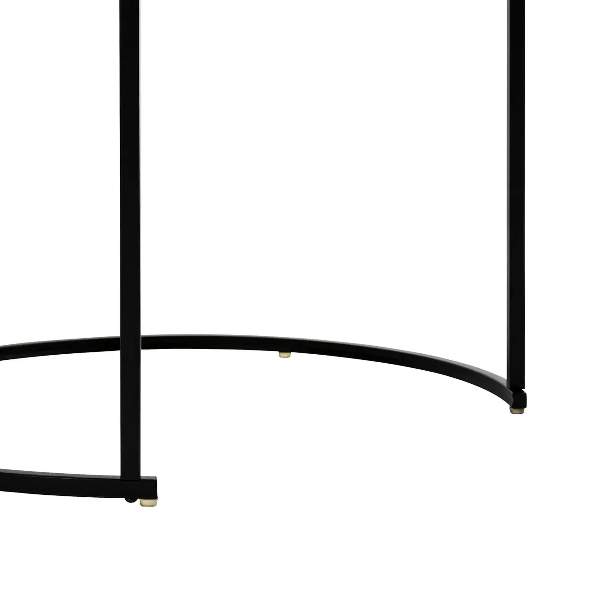 Atmosphera 3 Piece Noan Side Table Set Black