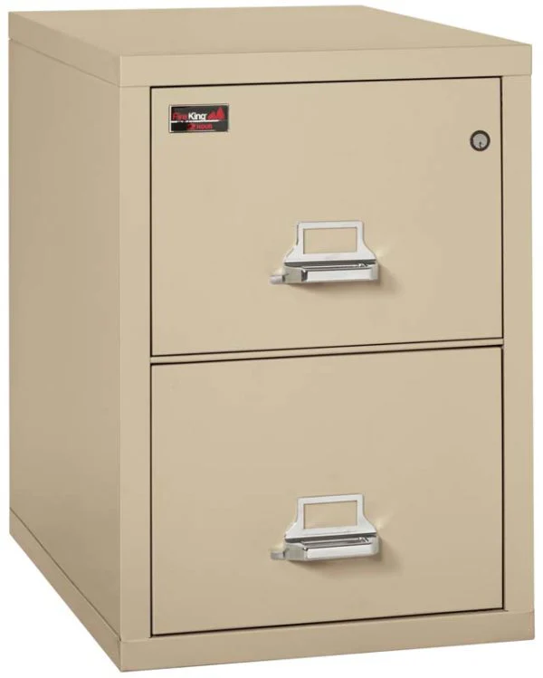 FireKing 2-1929-2 Two-Hour Two Drawer Vertical Letter Fire File Cabinet