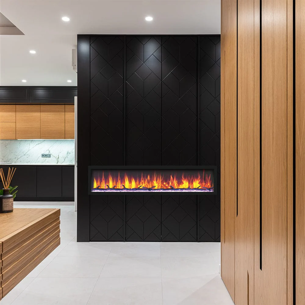 Dynasty 82-in Cascade Linear Electric Fireplace