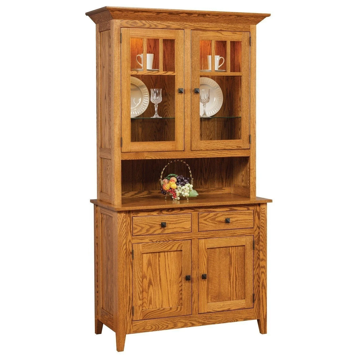 Amish Canterbury Two Door Hutch