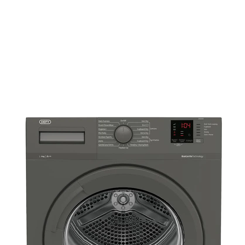 Defy 9Kg Heat Pump Tumble Dryer Manhattan Grey