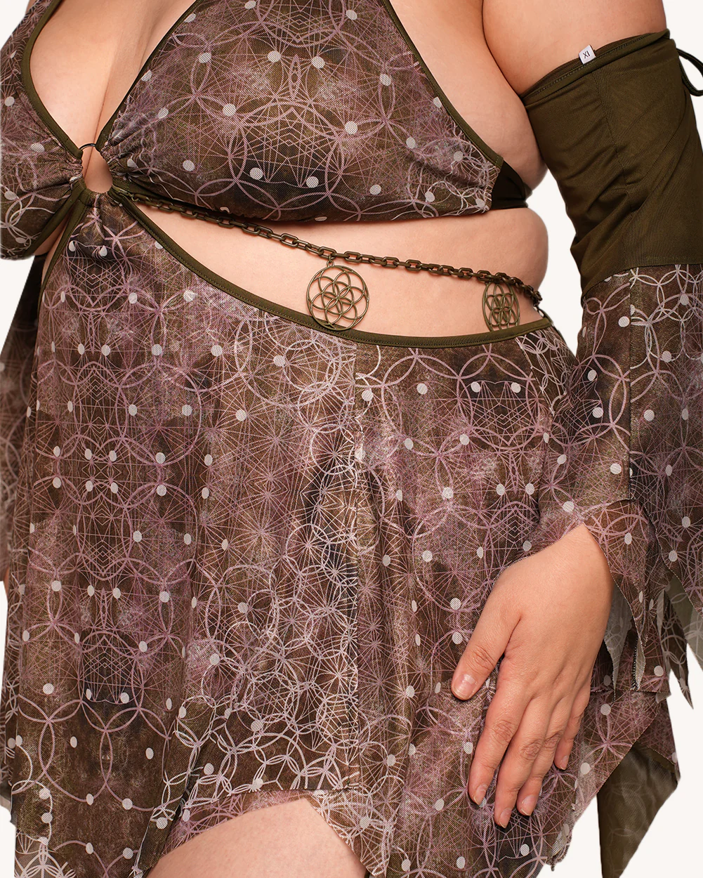 Beneath the Trees Dress with Sleeves