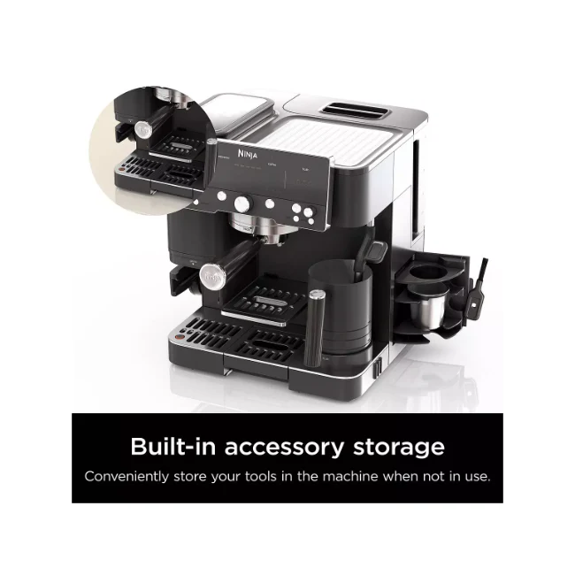 Ninja Luxe Caf茅 Premier Series 3-in-1 Espresso Machine 鈥?Midnight Black | ES601UKBK