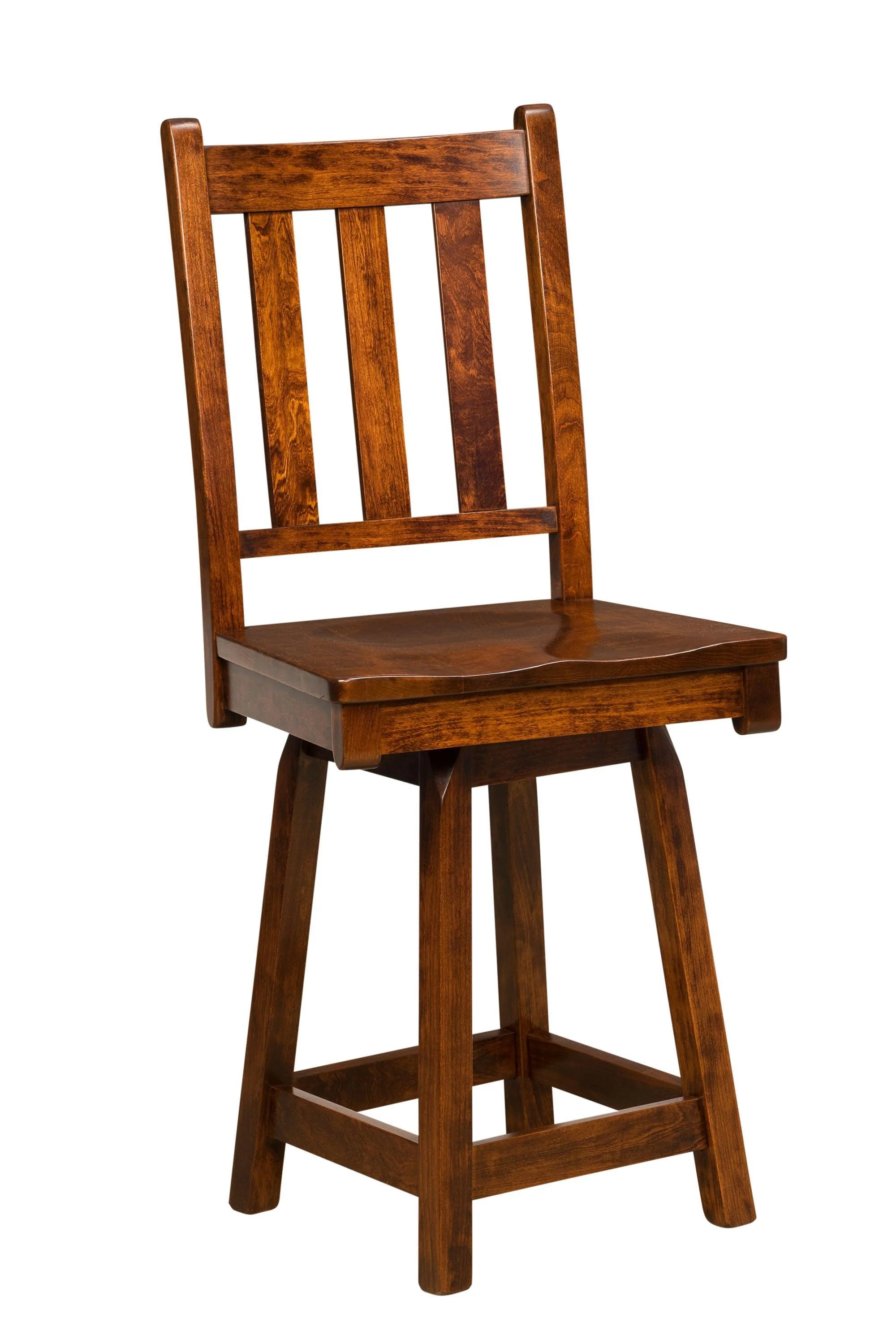 Amish Denver Swivel Bar Chair