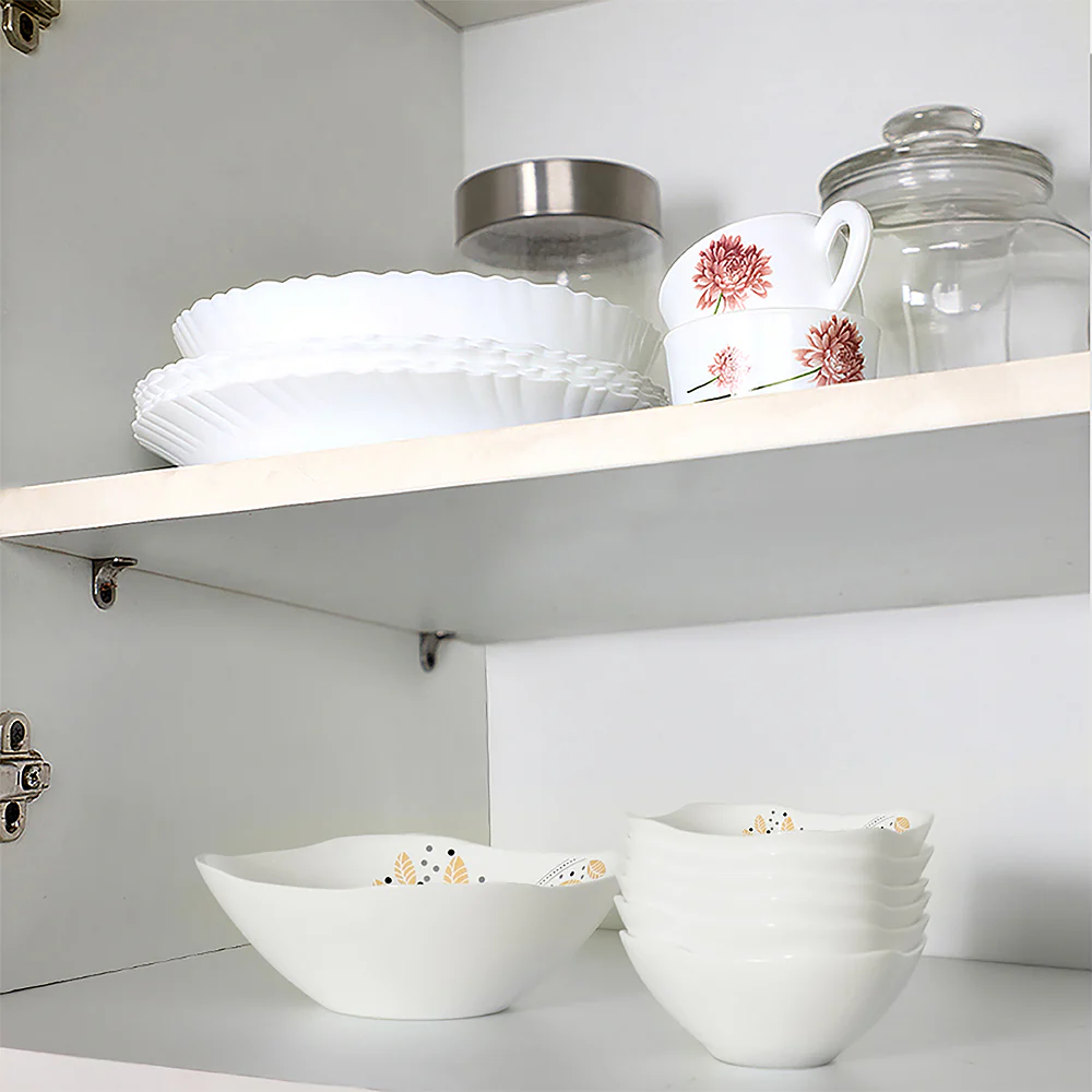 Larah by Borosil Caramel Pudding Set, 7 pc (Square)