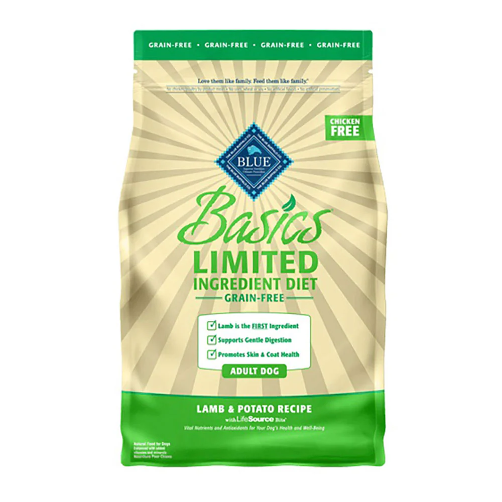 Blue Buffalo® Basics® Limited Ingredient Diet Grain Free Lamb & Potato Recipe Adult Dog Food 11 Lbs