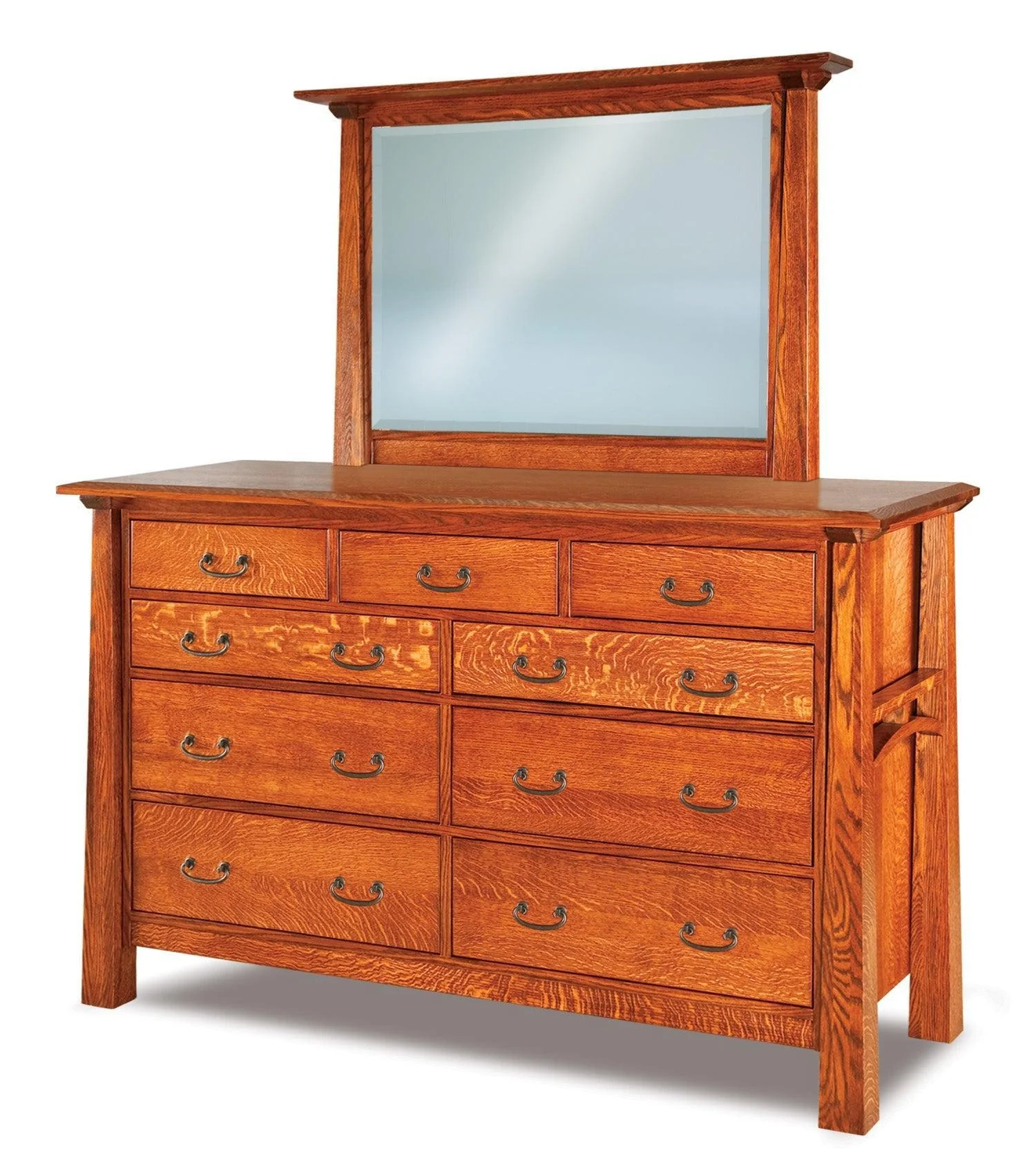 Amish Artesa Nine Drawer Dresser