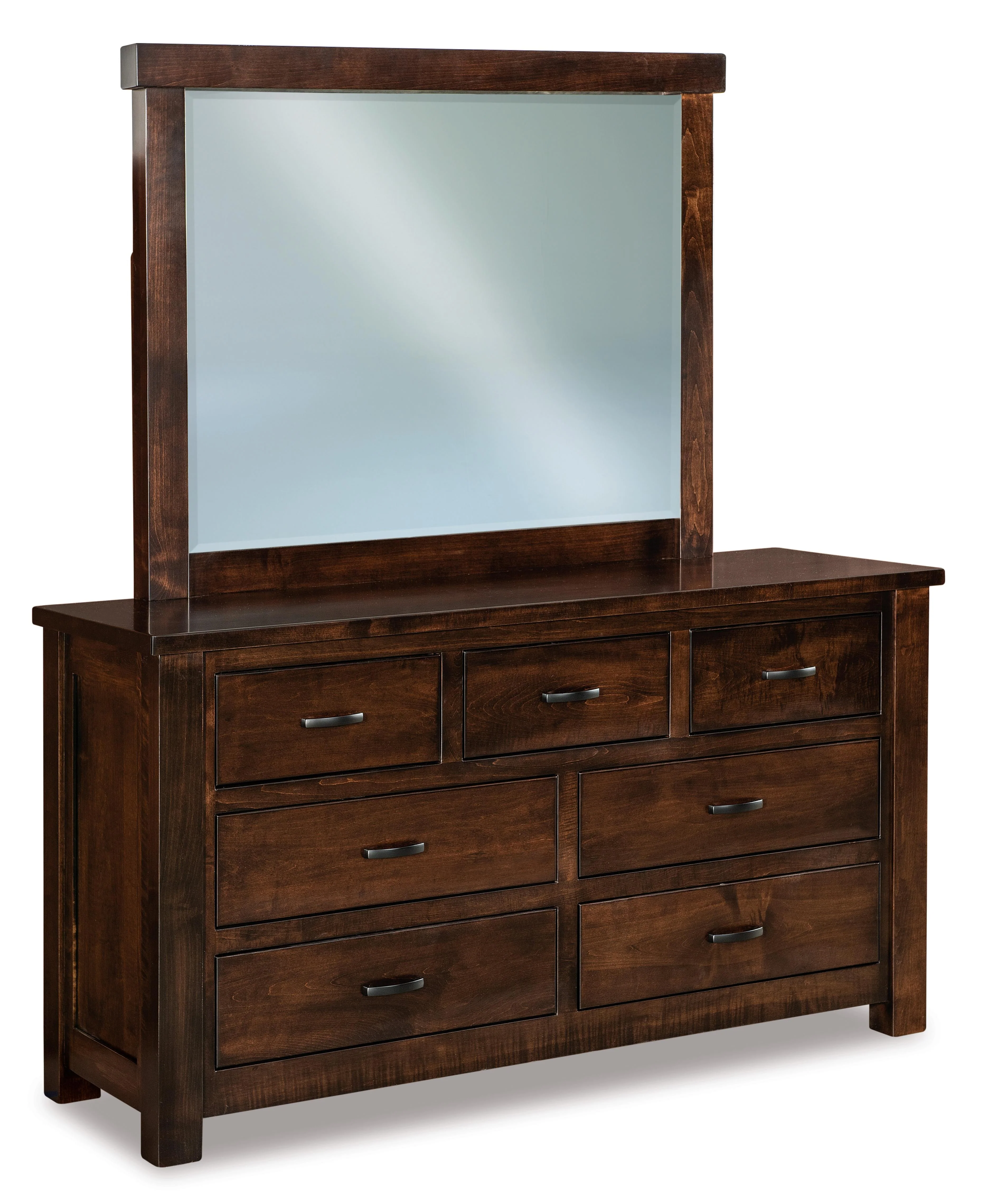 Amish Cottage Seven Drawer Dresser