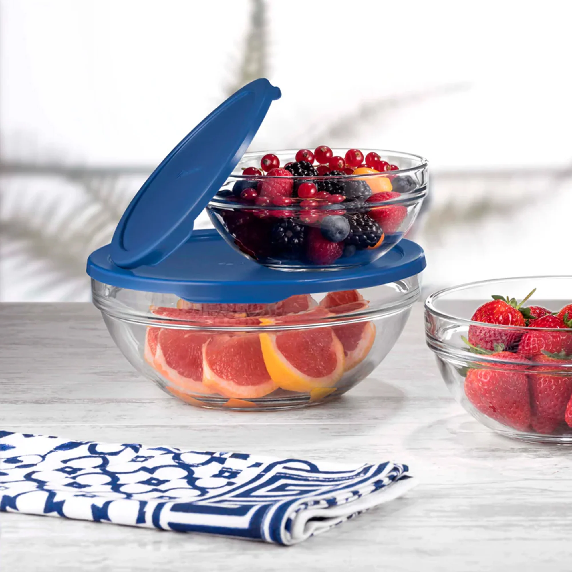 Borcam 1.7Lt Food Storage Container Clear