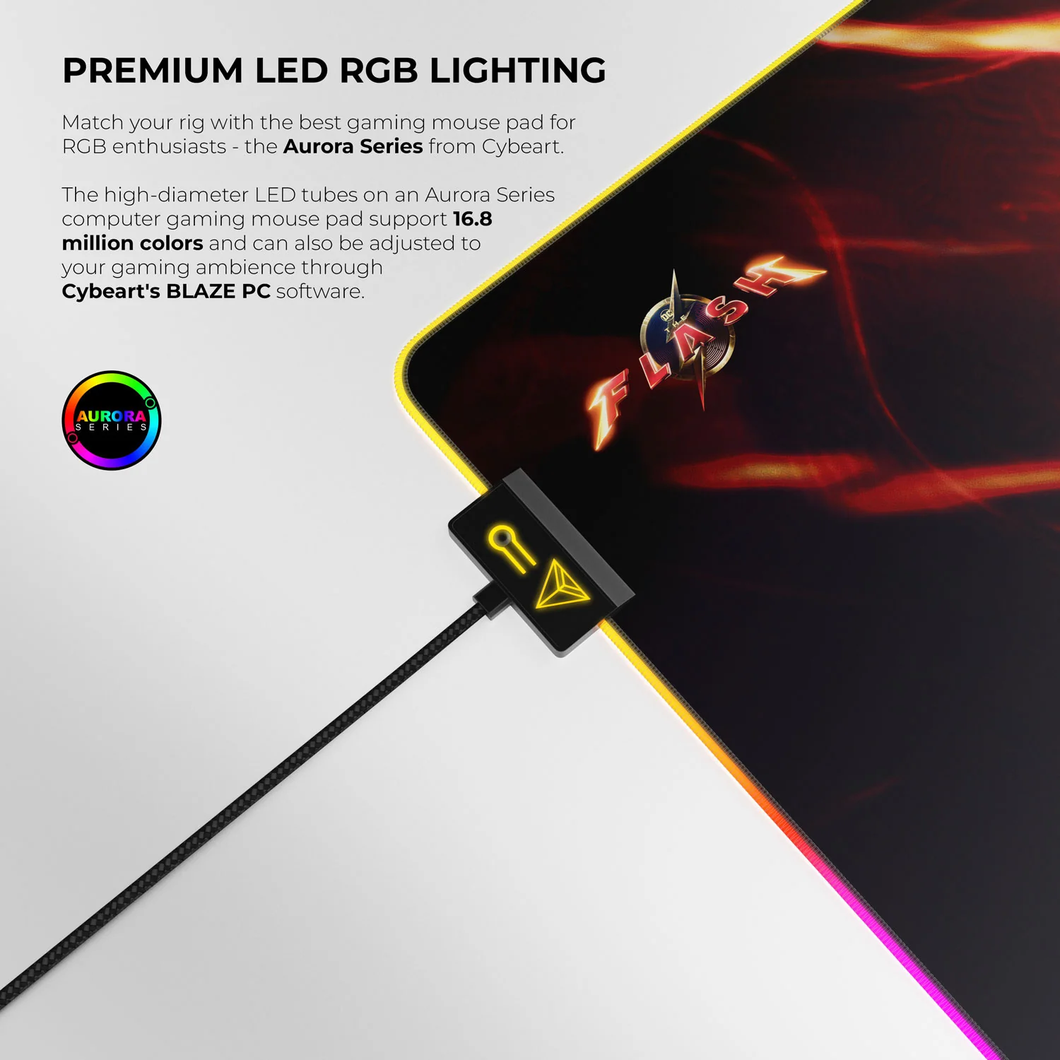 The Flash Gaming Mouse Pad