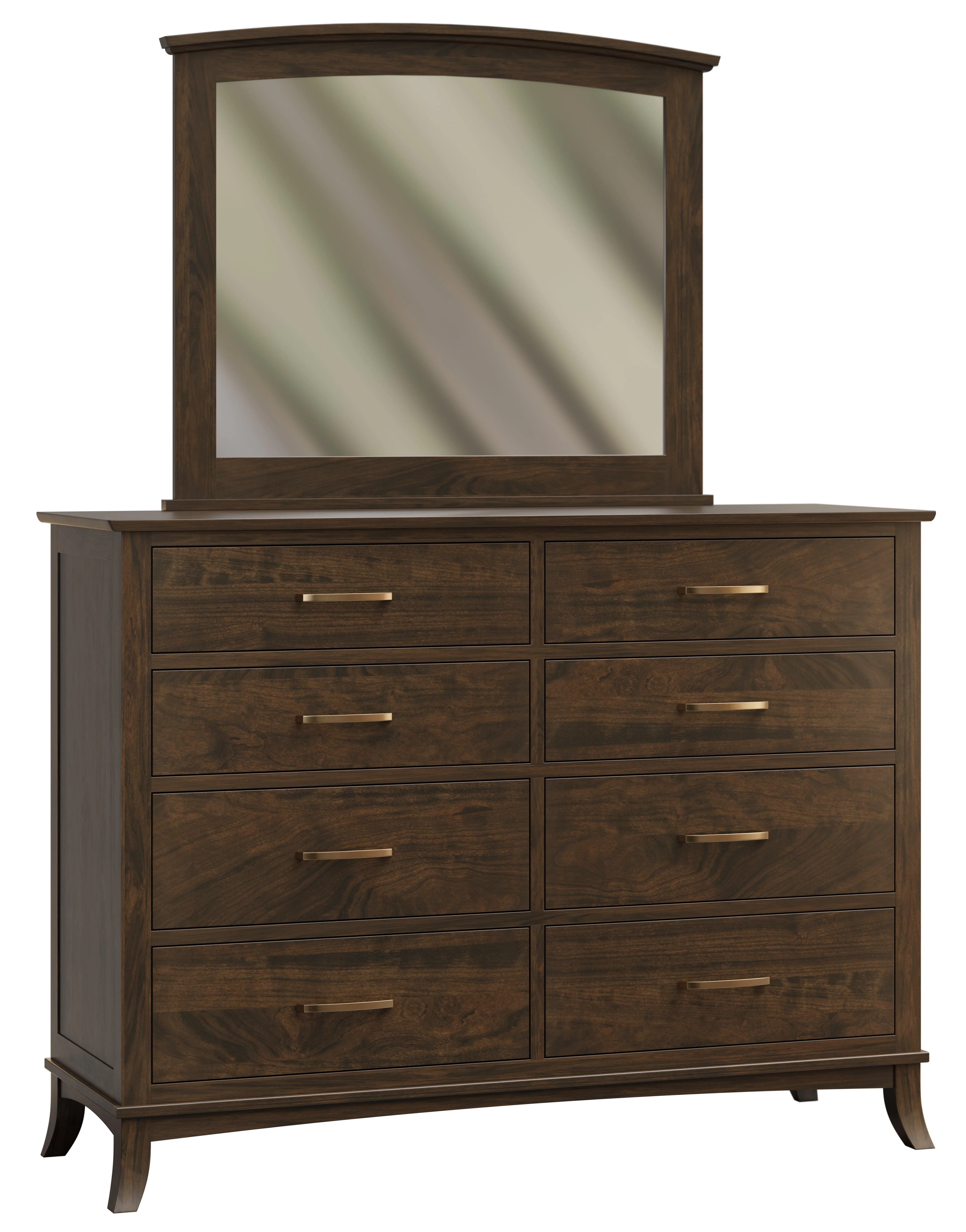 Amish Hampshire Eight Drawer Dresser