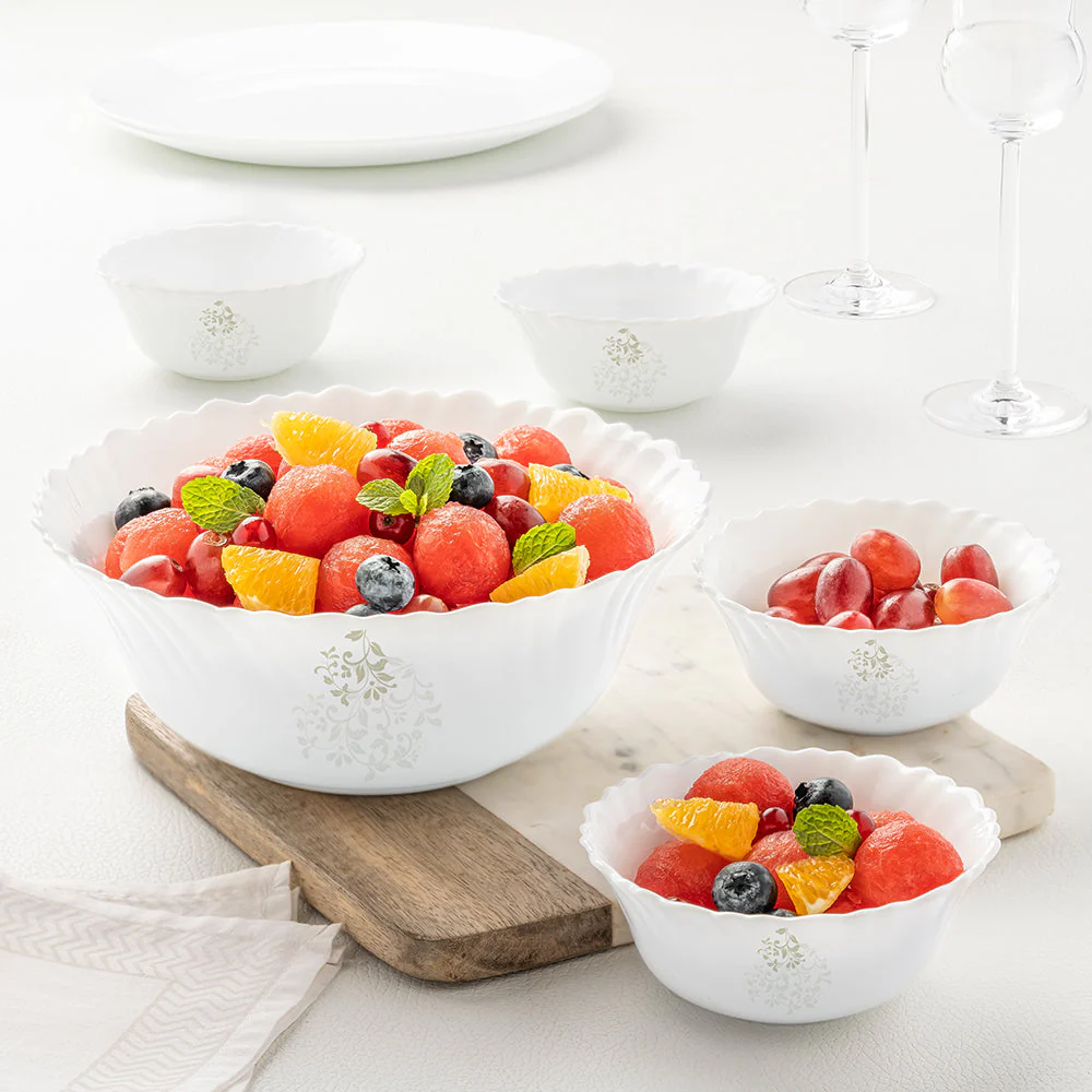 Larah by Borosil Ingot Pudding Set, 7 pc (Small)