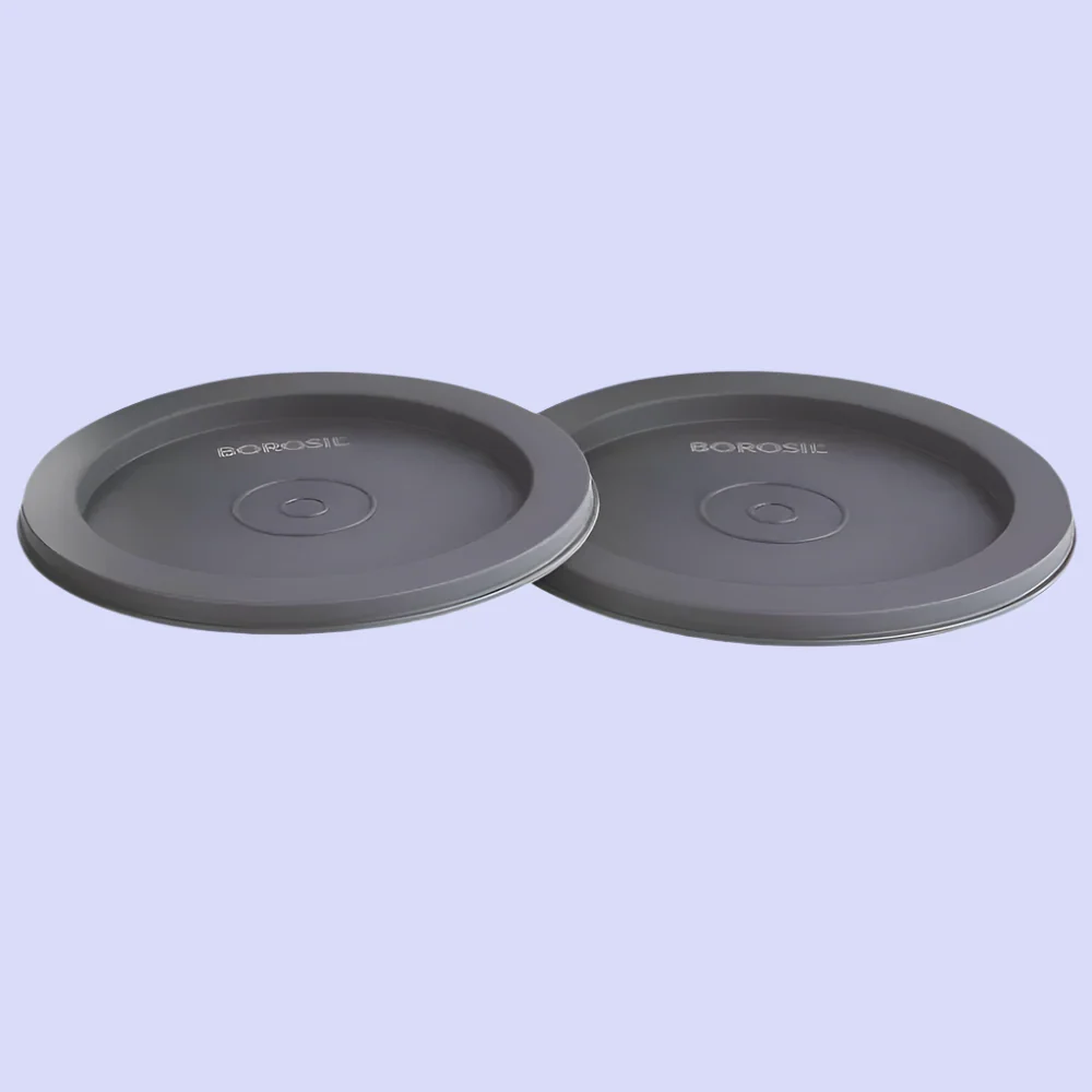 Borosil Carry Fresh Lid, Set of 2, ( for 280ml & 180ml Container)