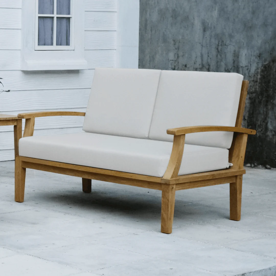 Solena Teak Outdoor 2-Seat Sofa