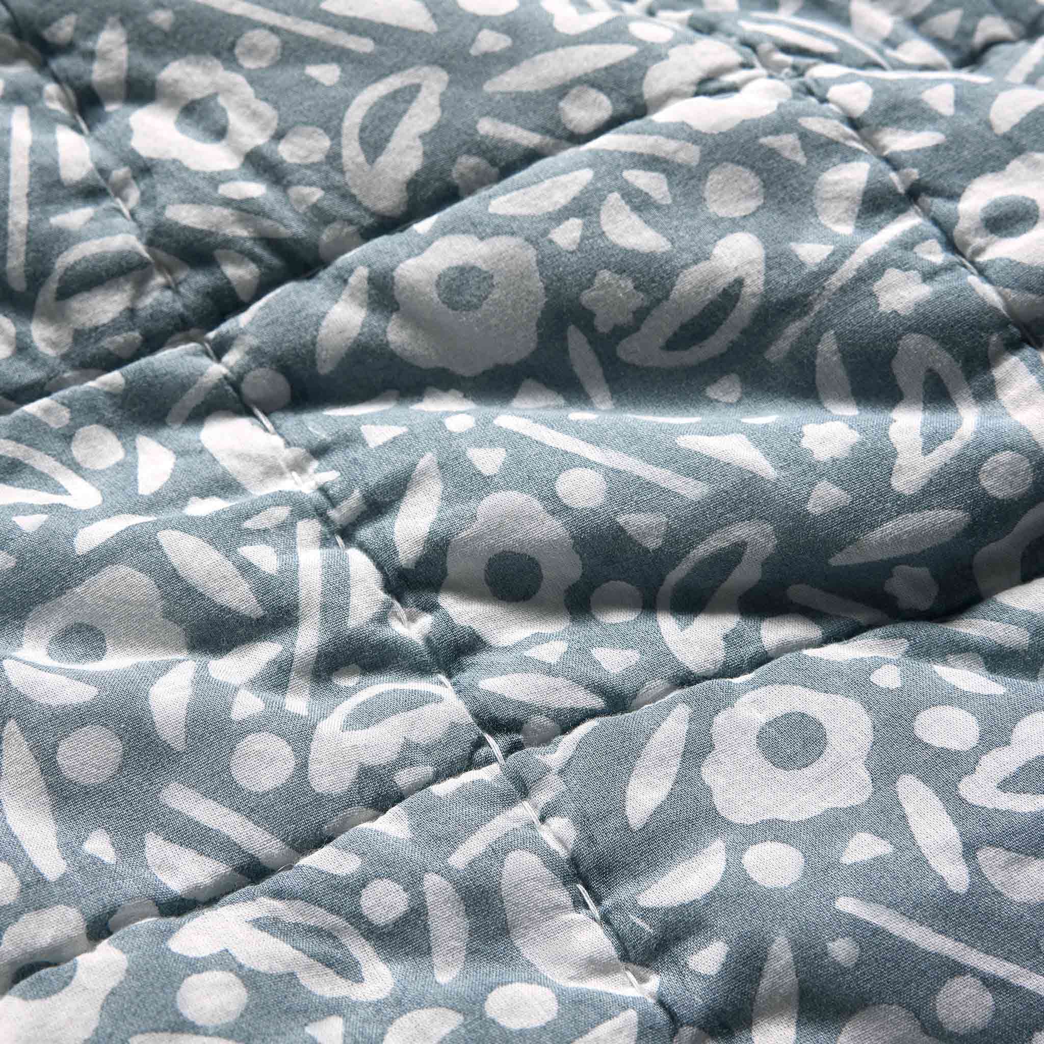 Caroline Z. Hurley Blockprint Quilt