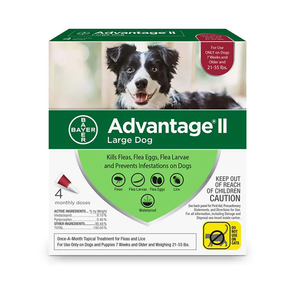 Advantage® II Flea Treatment for Large Dog 4 Dose