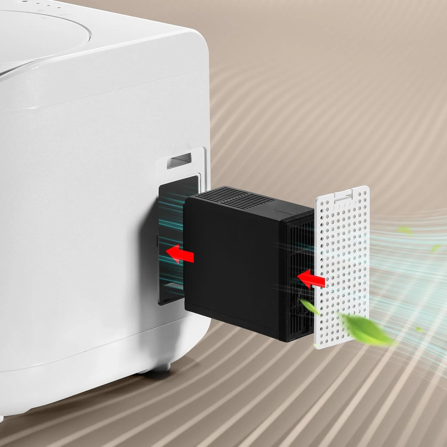 Electric Kitchen Composter, 2.5L Capacity, Turn Food Waste and Scraps into Dry Compost