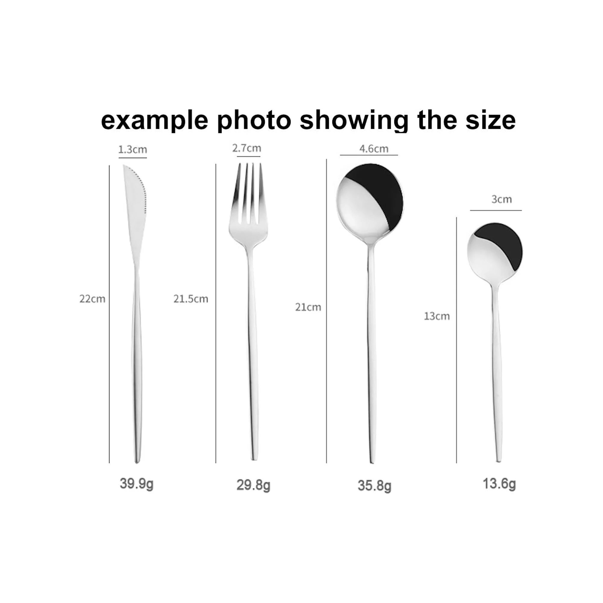 CH 24 Piece Stainless Steel Cutlery Set Silver