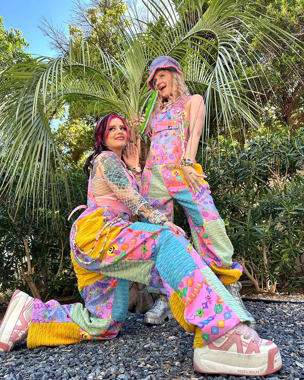 Pixxie Stixx x iHR Kandi Trip Overalls