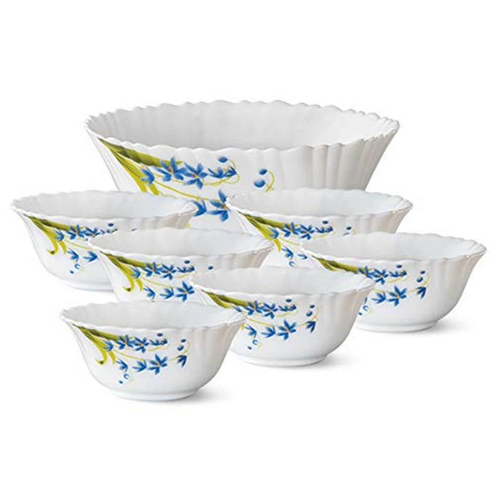 Larah by Borosil Lavender Pudding Set, 5 pc (Mini)