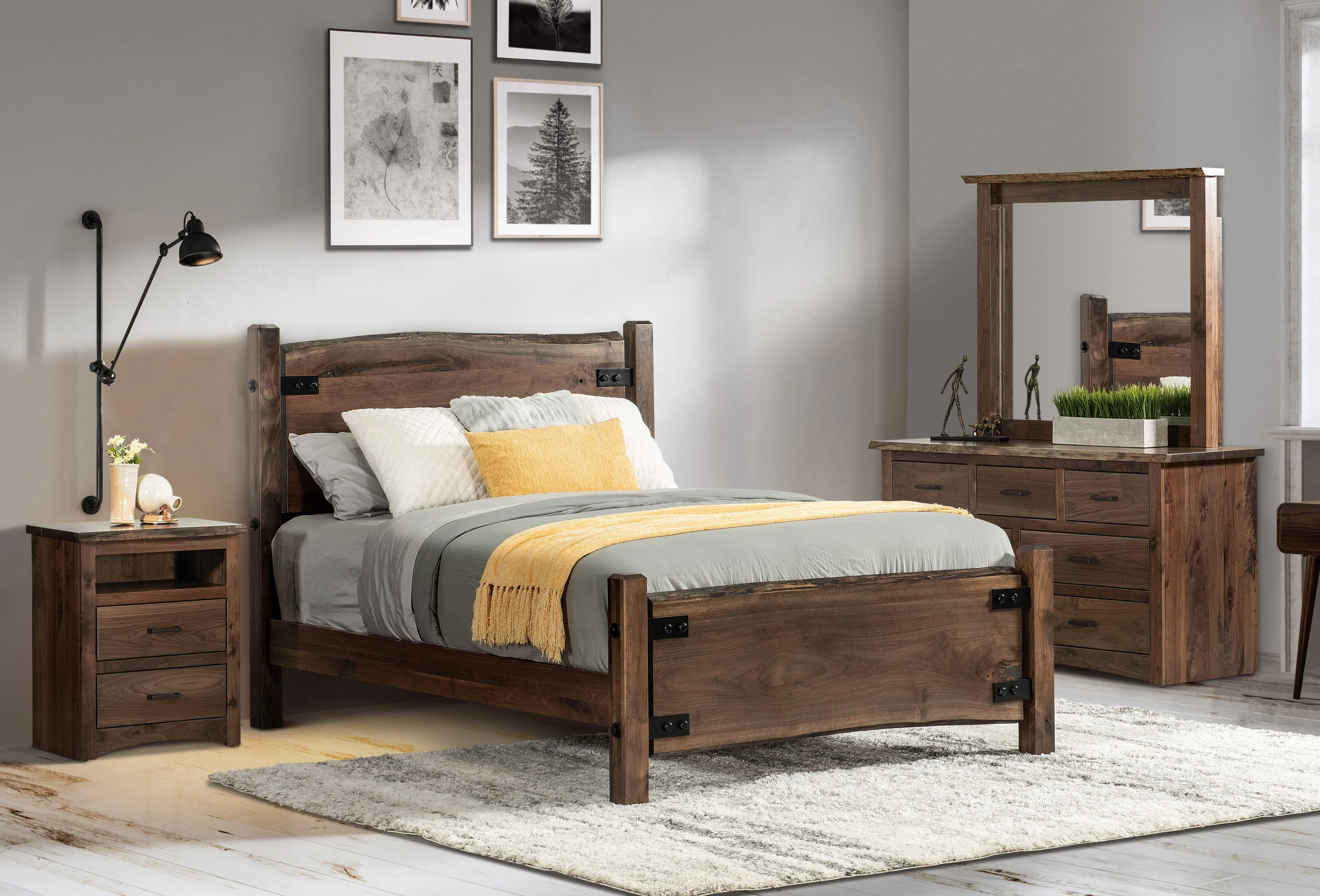 Amish Live Wood Bed