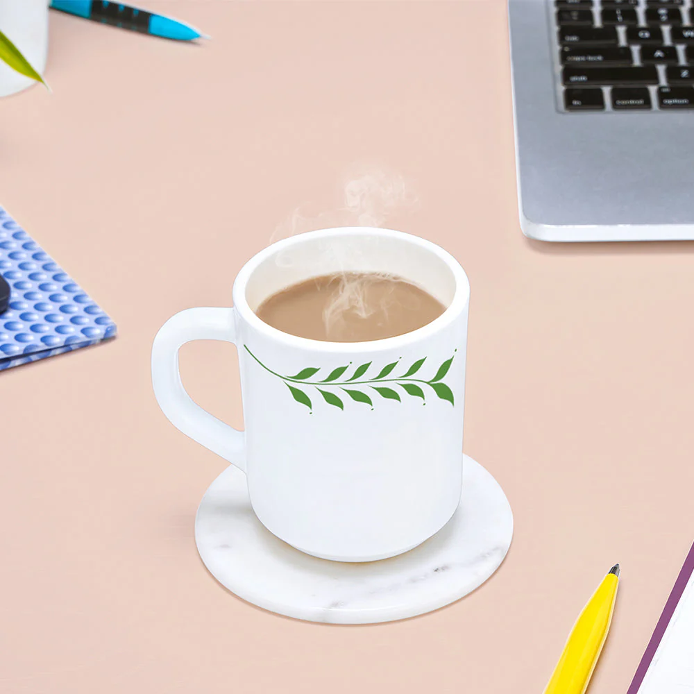 Larah by Borosil Botanica Mug Set, 180ml x 6