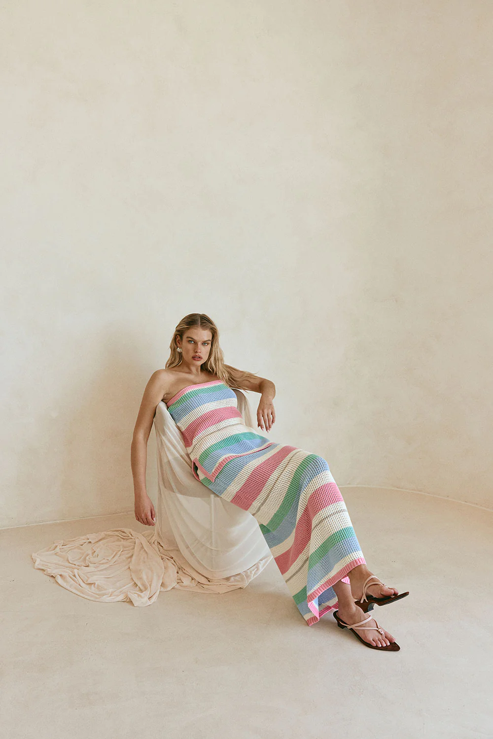 SAMPLE-Damaris Top - Pastel