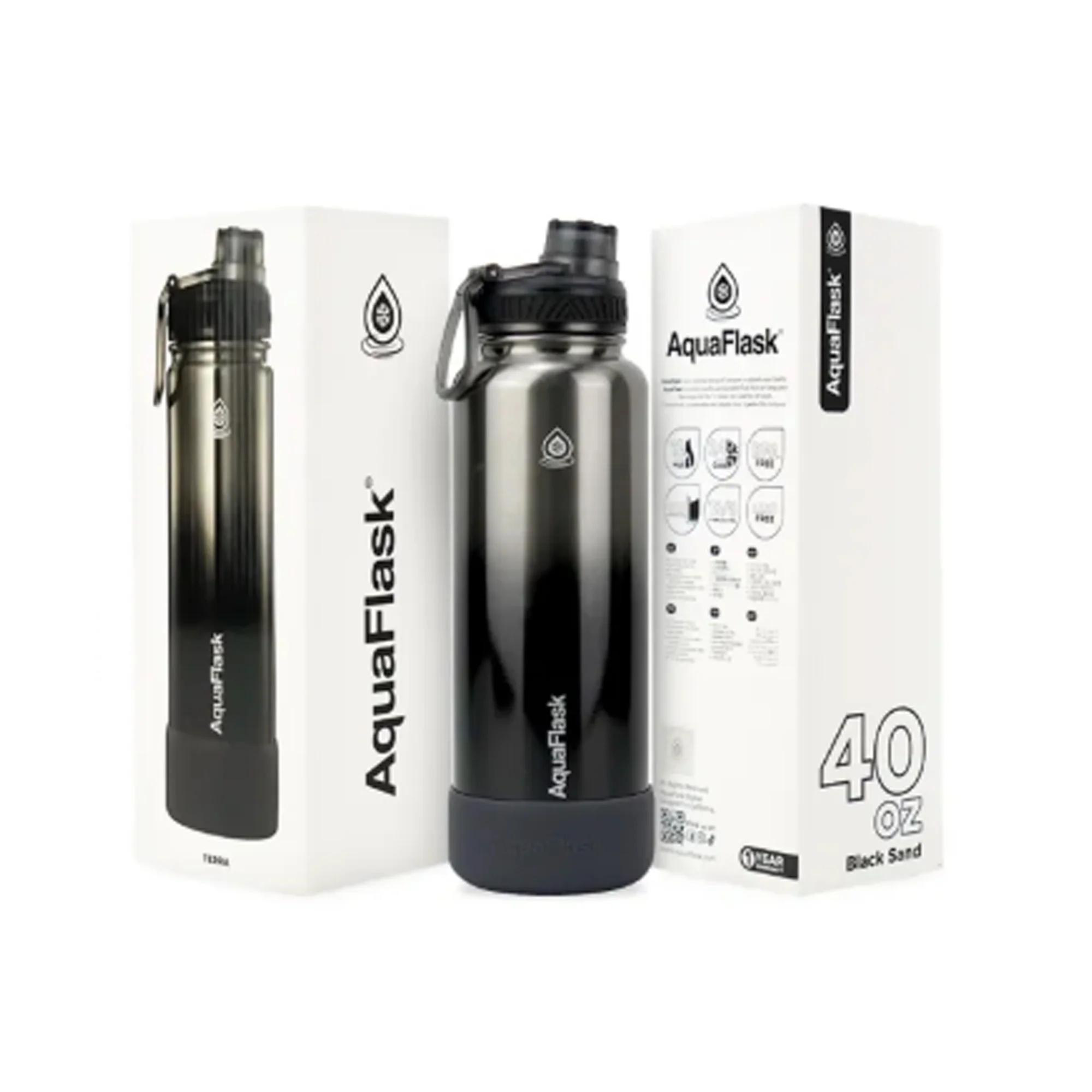 Aquaflask Terra 1182ml Flask Black Sand
