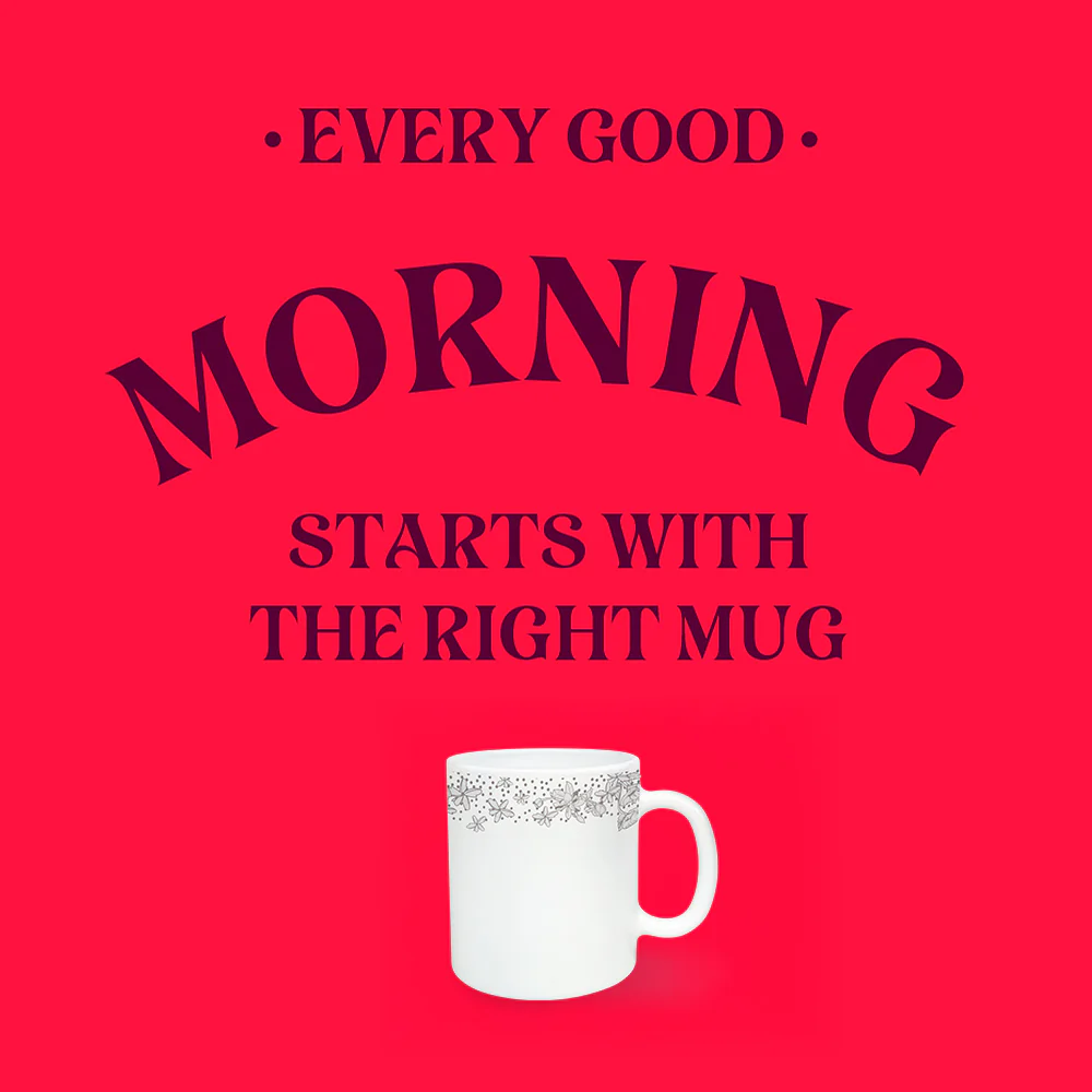 Larah By Borosil Eden Blue Mug