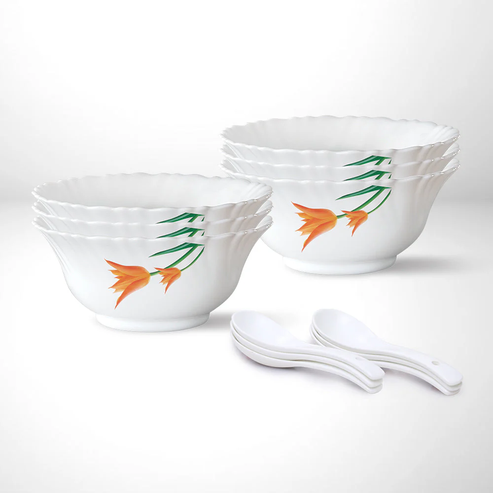 Larah by Borosil Firefly Soup Bowl Set
