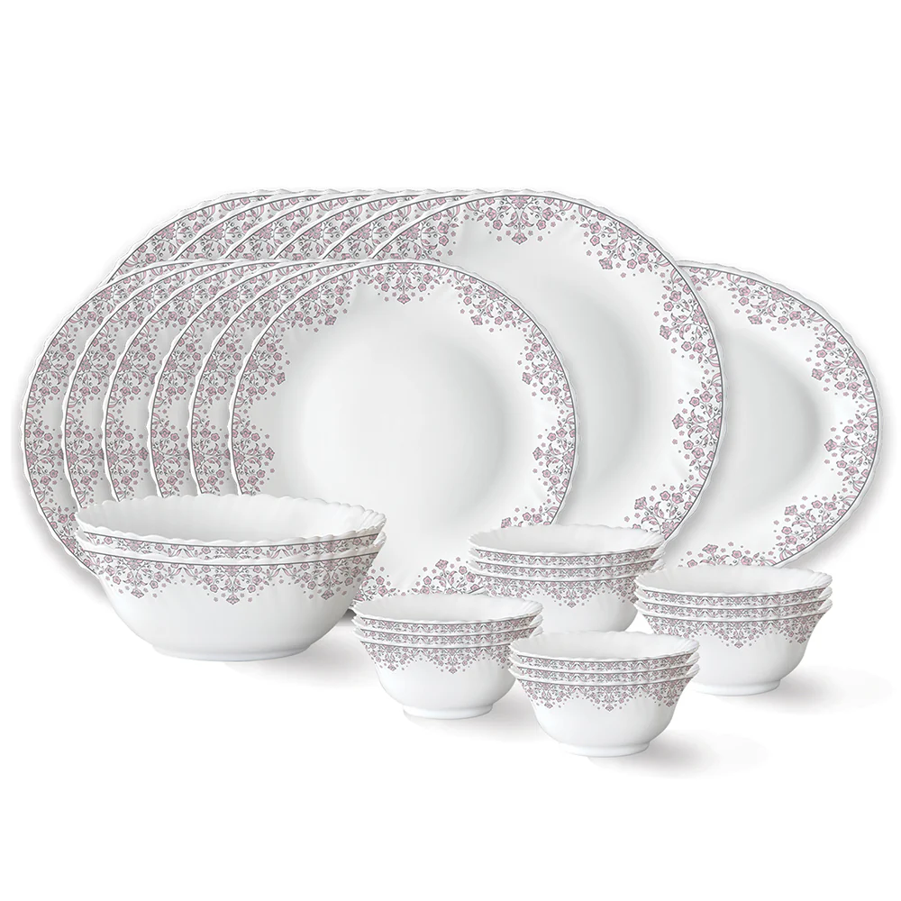 Larah by Borosil Lark Dinner Set, 27 pc