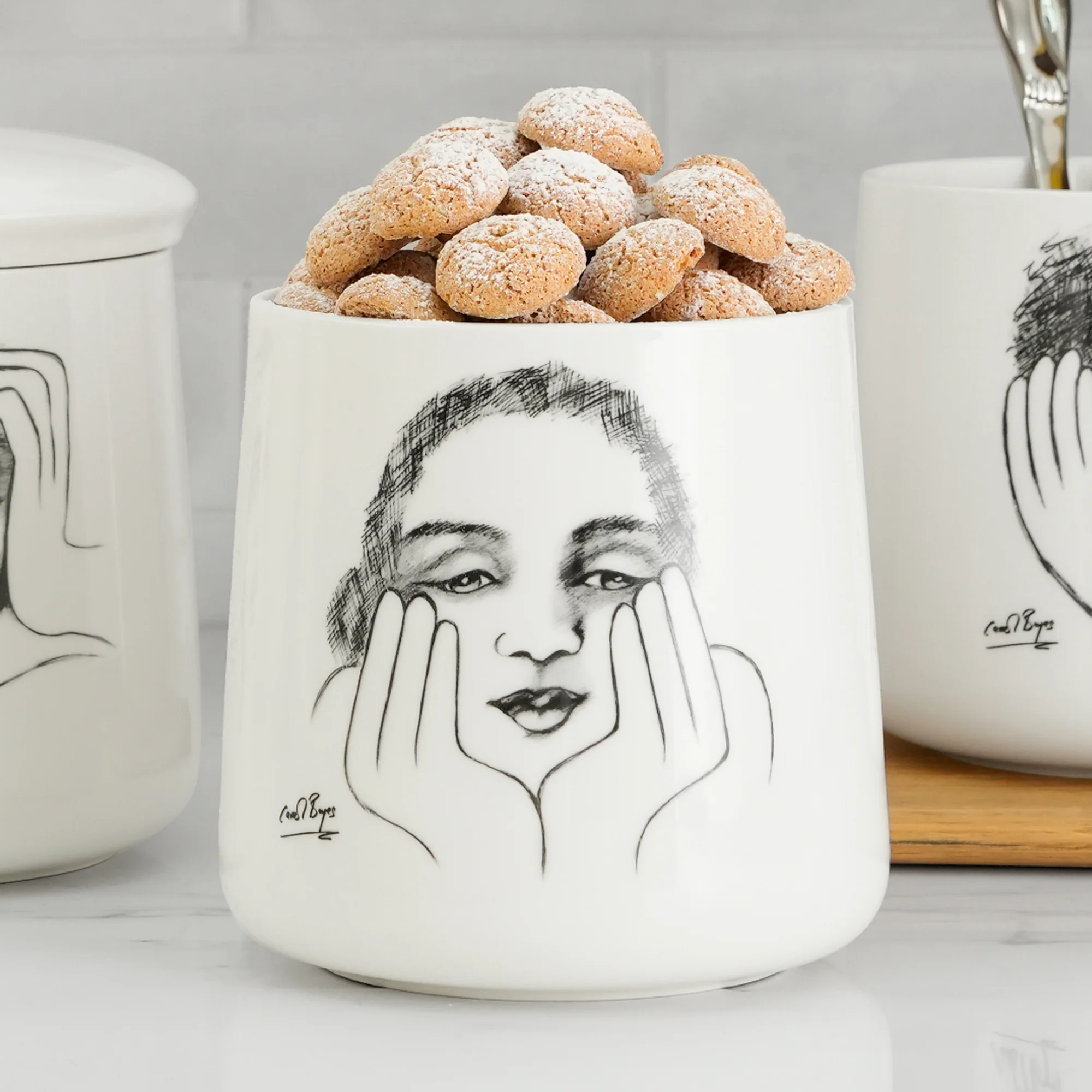 Carrol Boyes Eye Candy Canister Large White