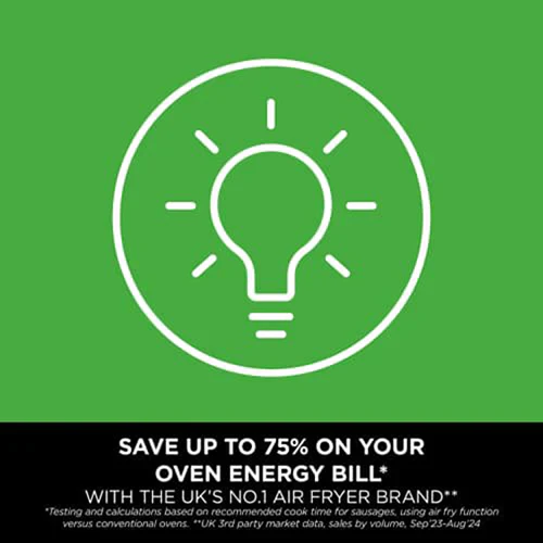 Ninja Foodi 4-in-1 Dual Zone 7.6L Air Fryer - Black | AF200UK