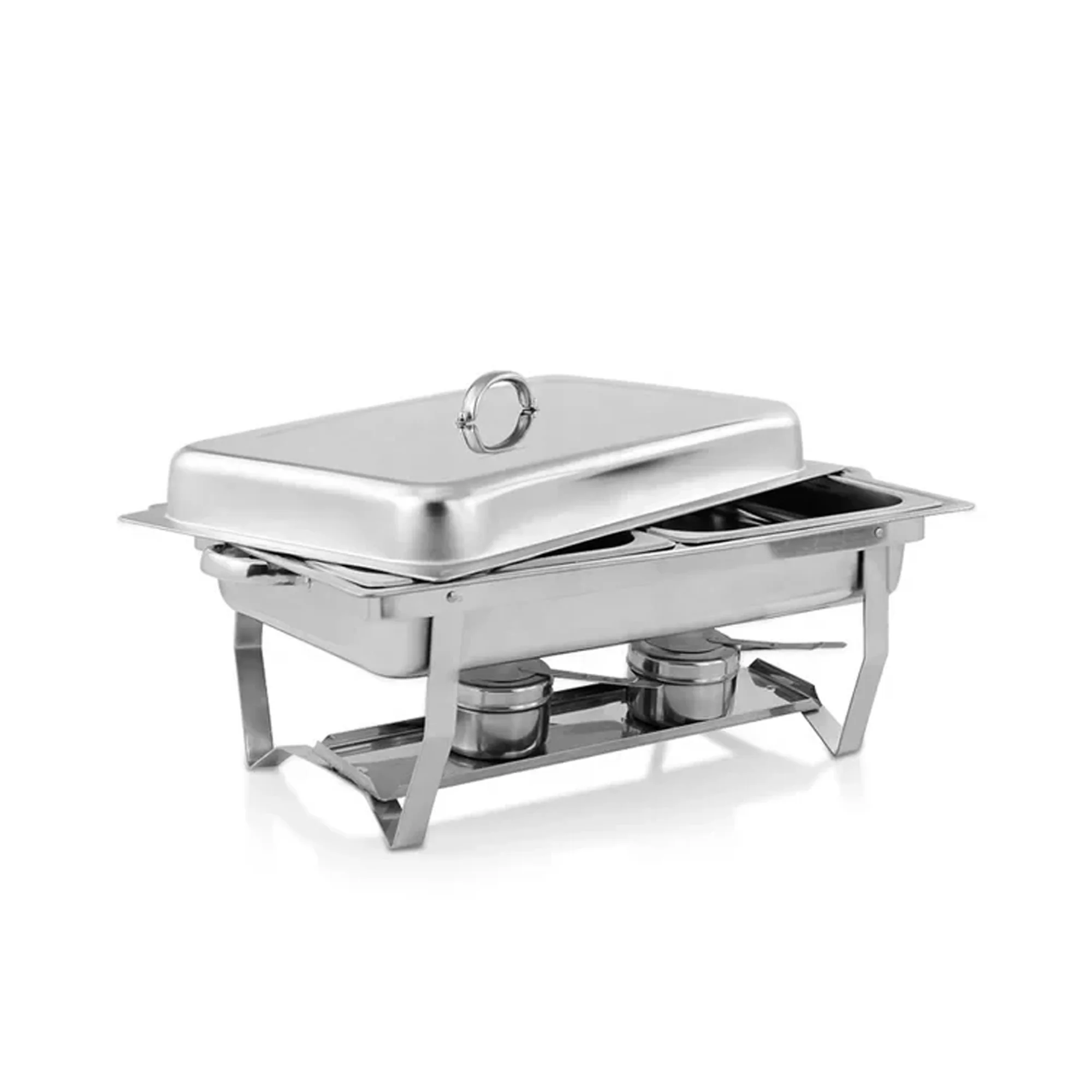 Condere Double Chafing Dish Silver
