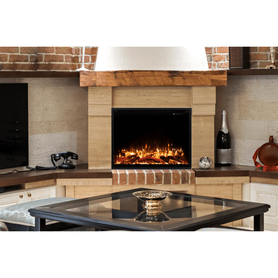 Fireplug™ Pro 24 inch Smart Electric Fireplace Insert with Fire Crackle Sound 80070