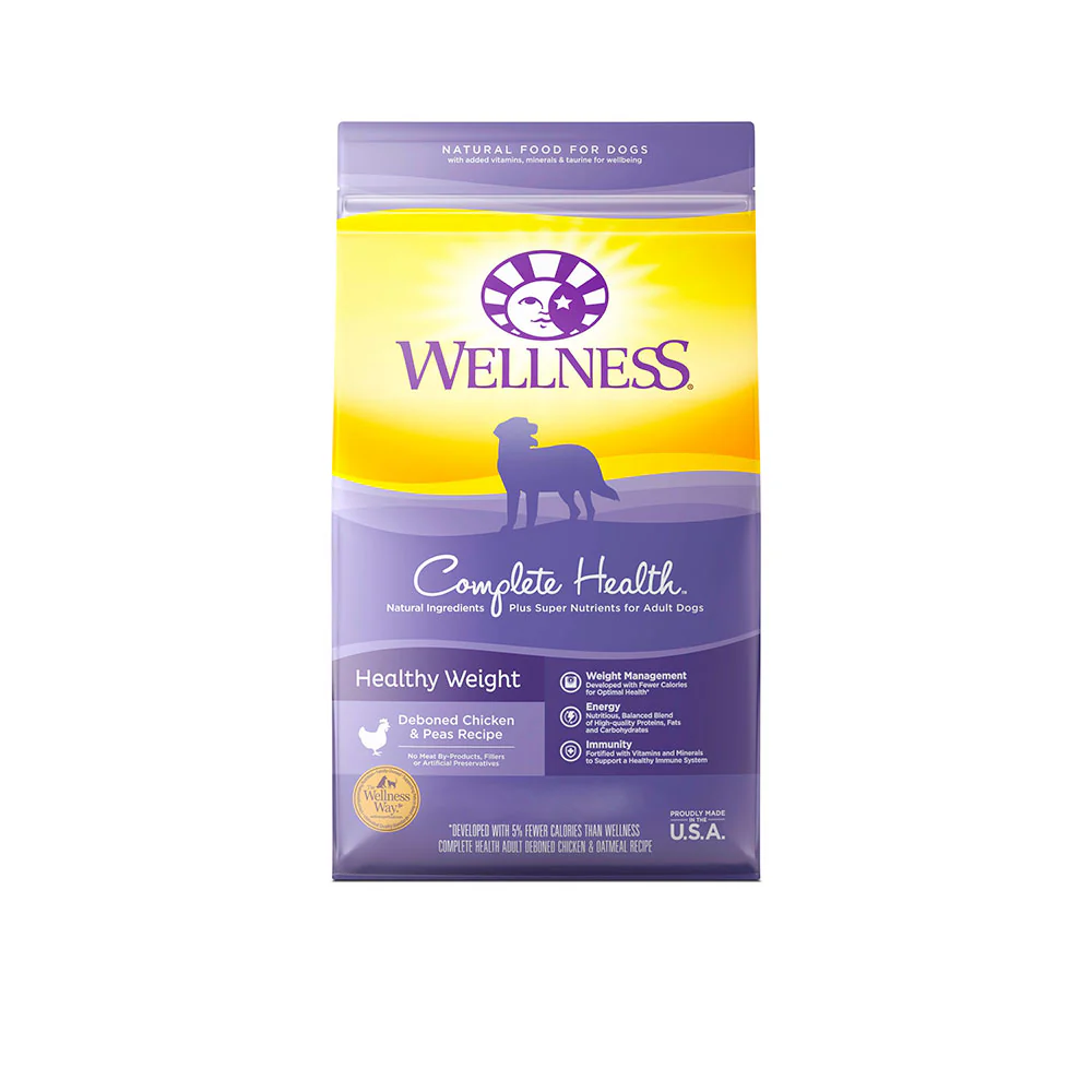 Wellness® Complete Health™ Healthy Weight Deboned Chicken & Peas Recipe Dog Food 26 Lbs