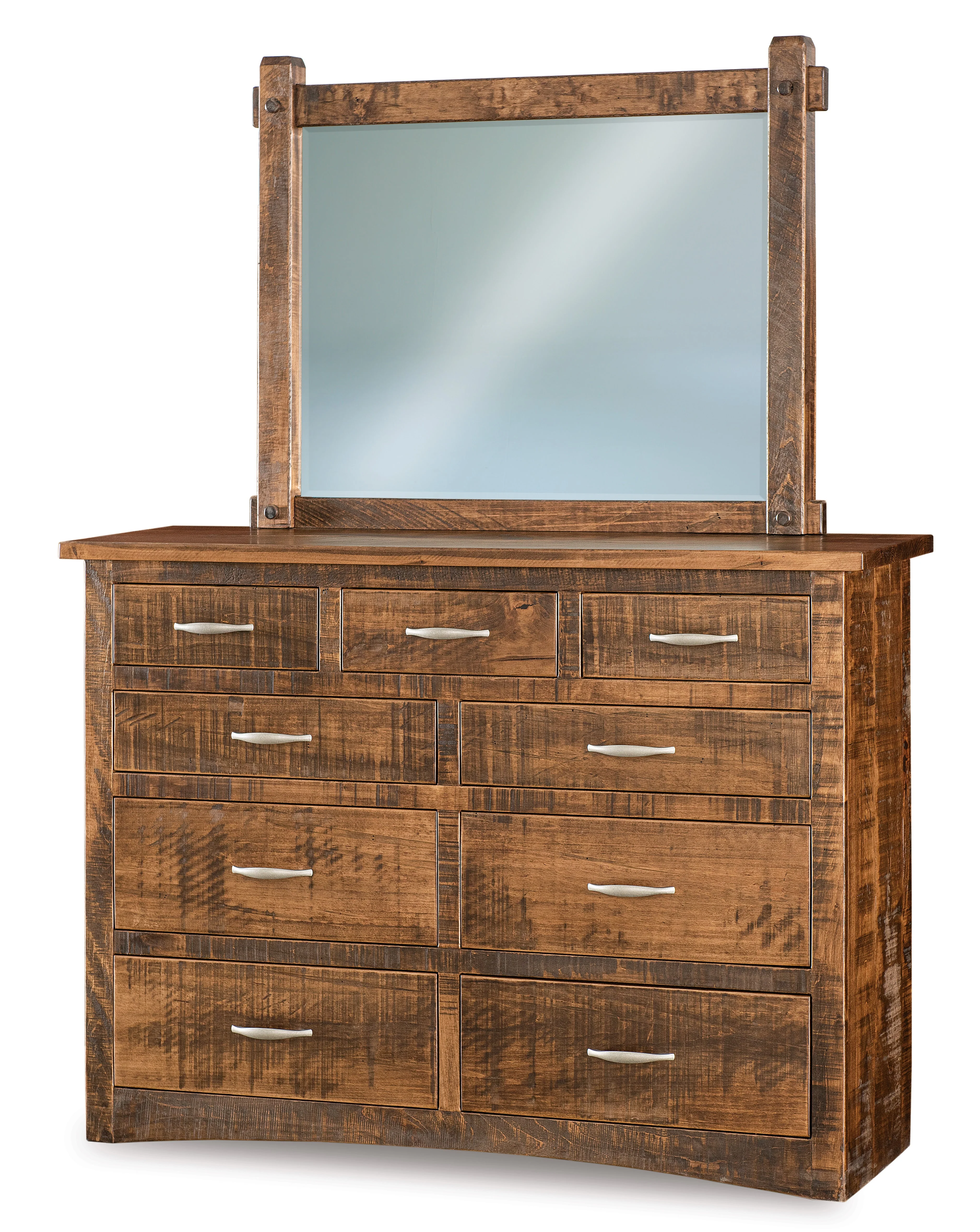 Amish Denver Nine Drawer Dresser