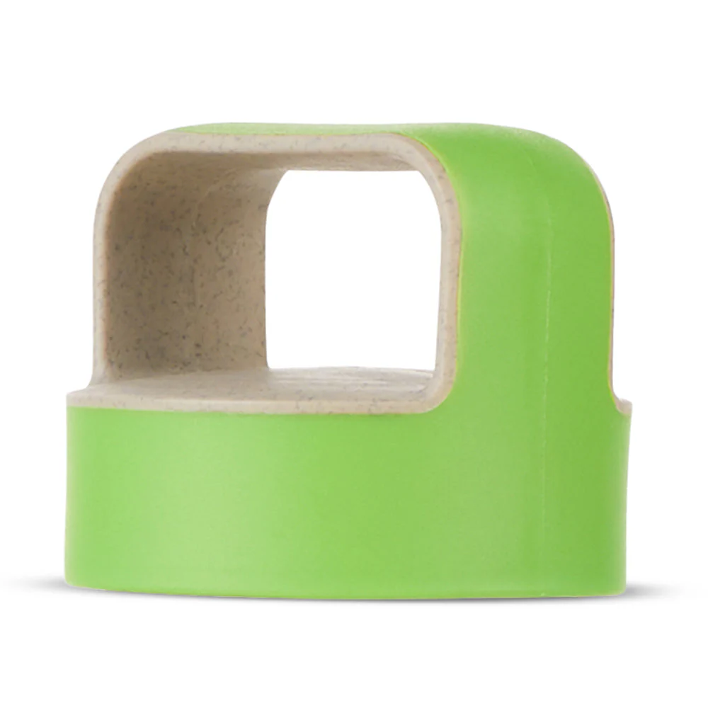 Borosil Husk Lid For Glass Bottles Wide Mouth, Green