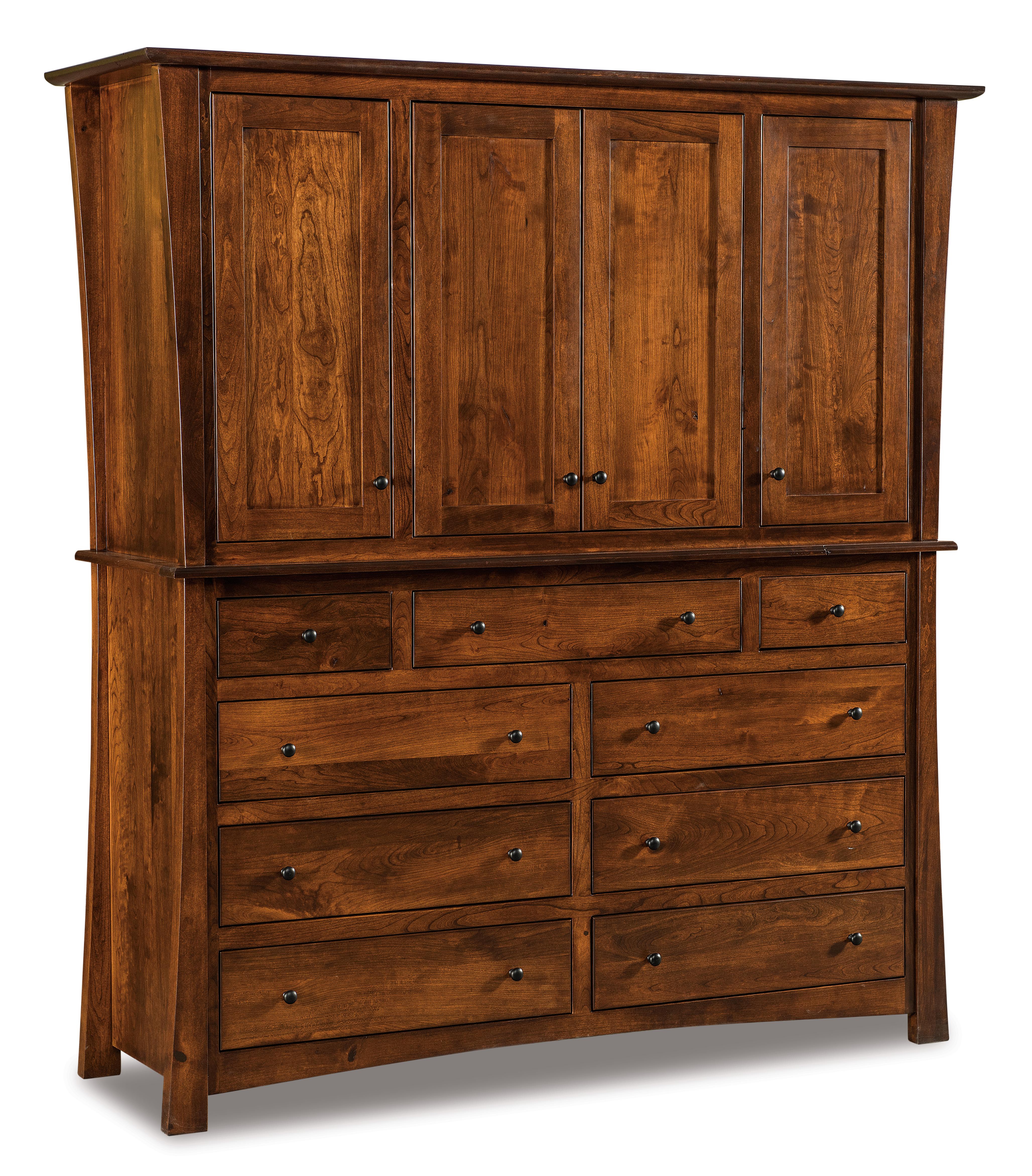 Amish Matison Nine Drawer Four Door Chest