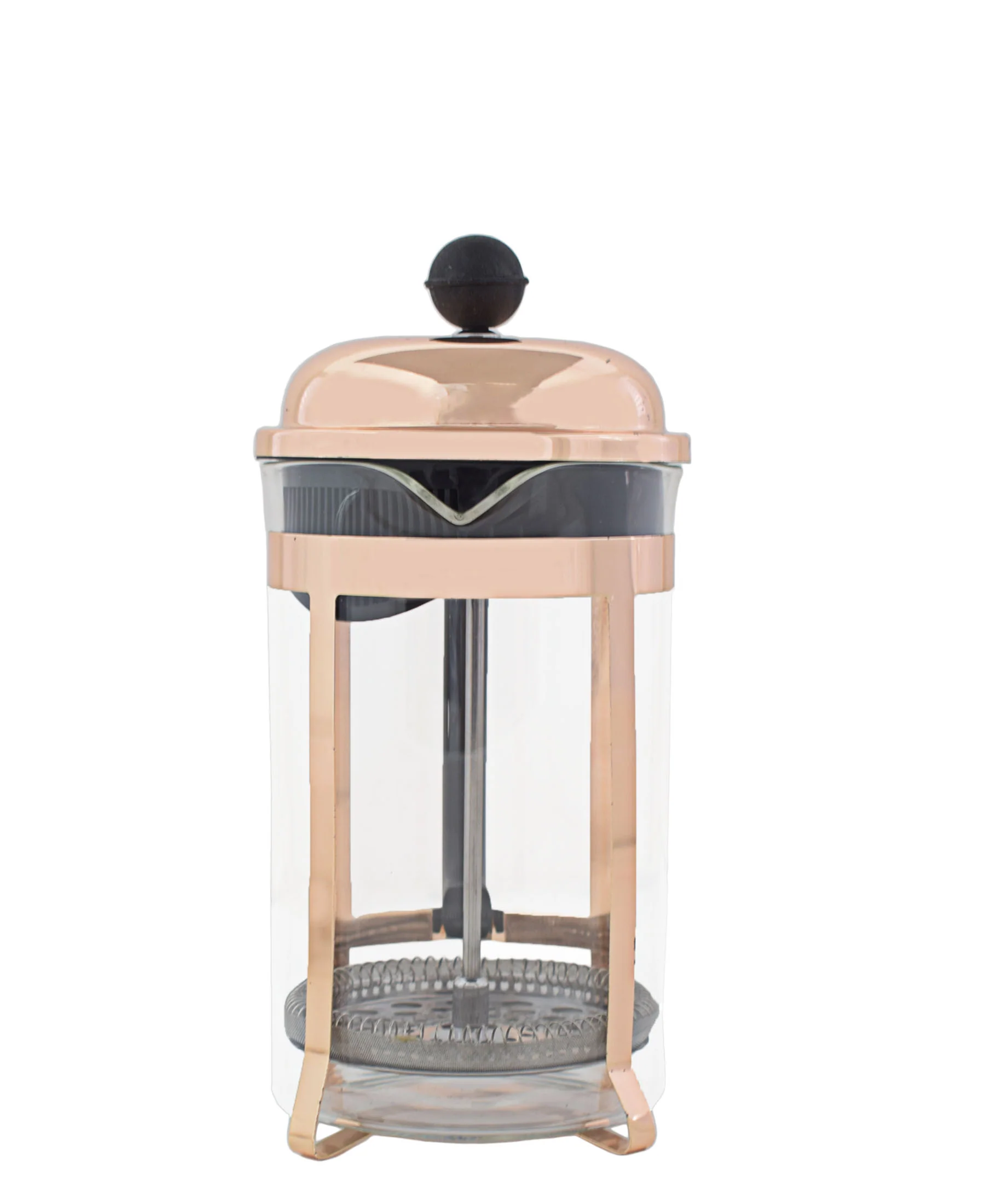 Aqua 600ml Coffee Plunger - Rose Gold