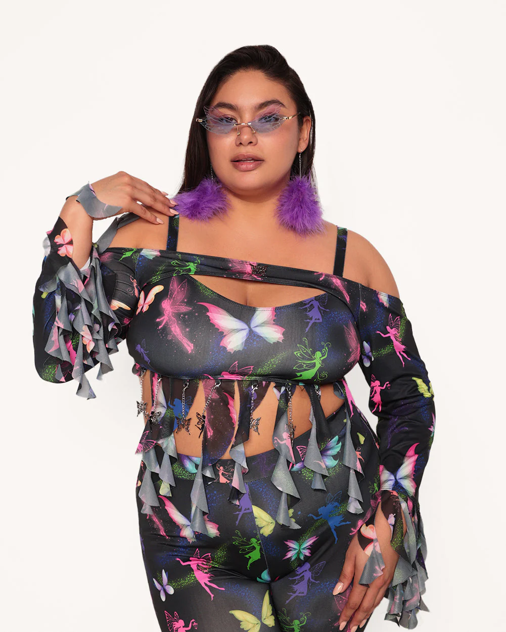 Butterfly Soirée Ultra Crop Top