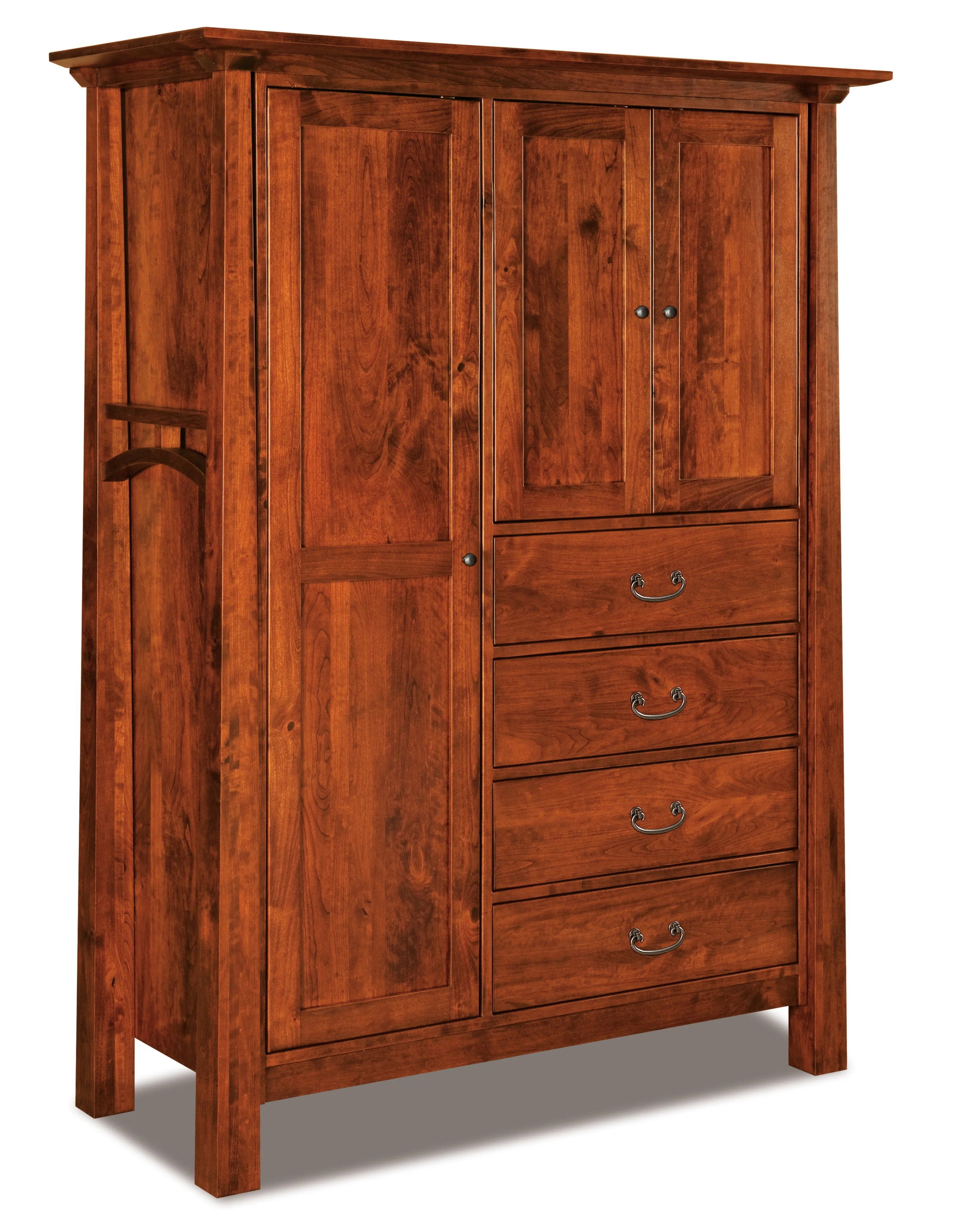 Amish Artesa Four Drawer Three Door Chifforobe