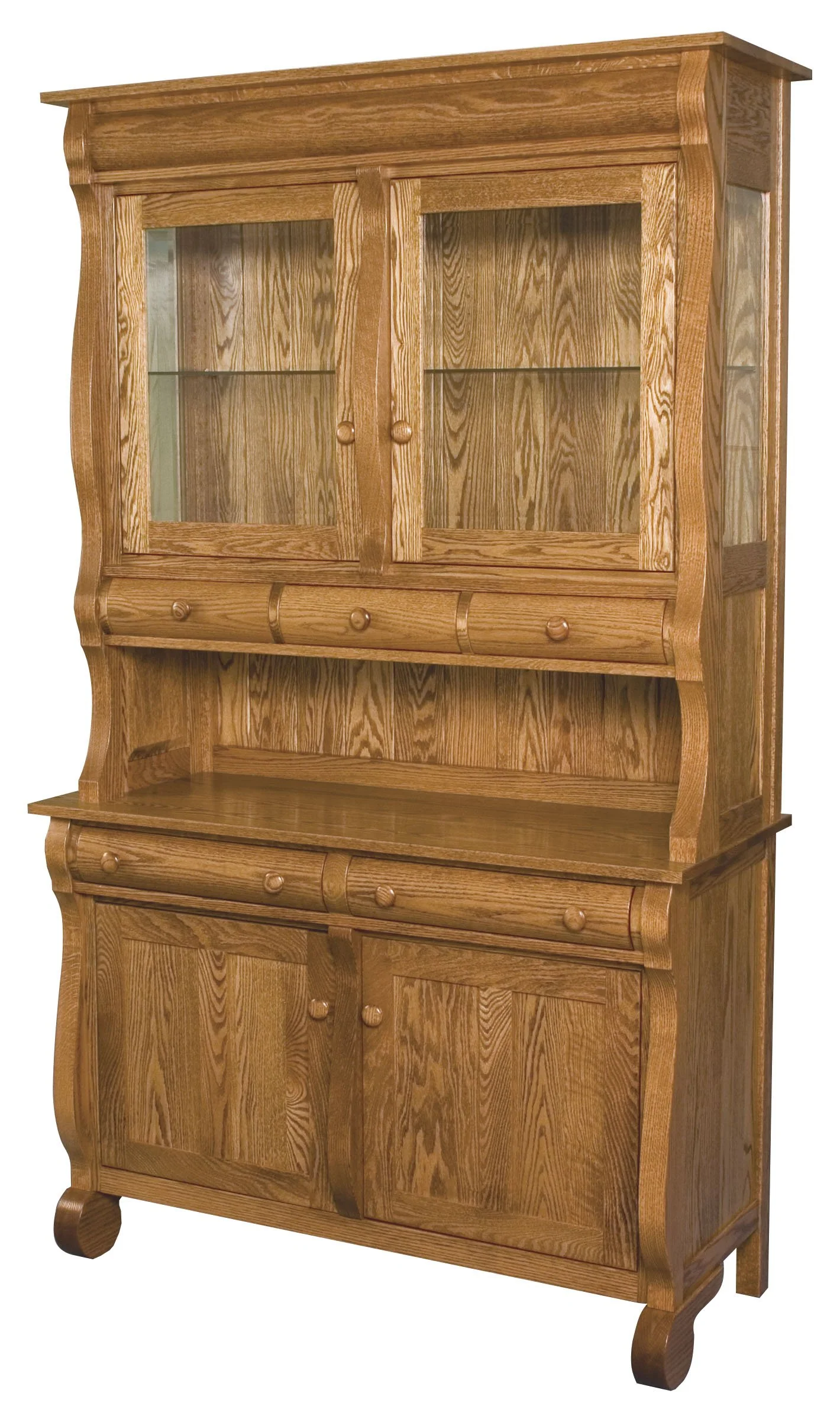 Amish Hampton Two Door Hutch